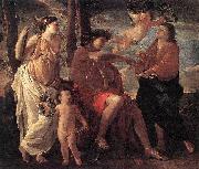 The Inspiration of the Poet. Poussin